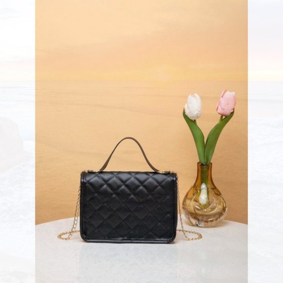 New Quilted Square Bag Black 75 - Picture 4 of 4